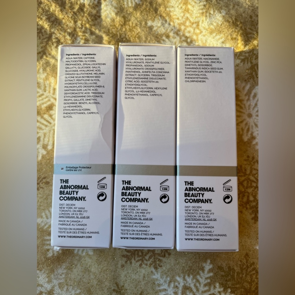 The Ordinary Caffeine, Hyaluronic & Niacinamide Bundle NWT - Picture 2 of 6